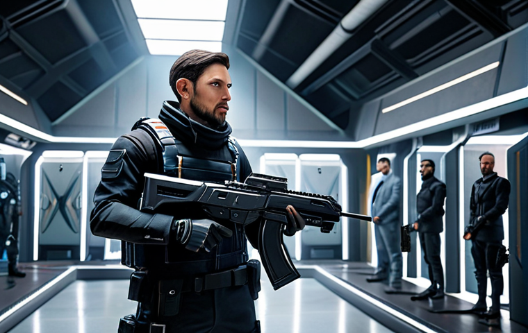 Valorant Agent Choosing a Weapon**

"A fully clothed Valorant agent in appropriate attire, standing in a futuristic armory. They are thoughtfully selecting between a Vandal, Phantom, and Operator. The scene is well-lit and professional, showcasing the weapons in detail. Perfect anatomy, correct proportions, natural pose. Safe for work, appropriate content, family-friendly."

**