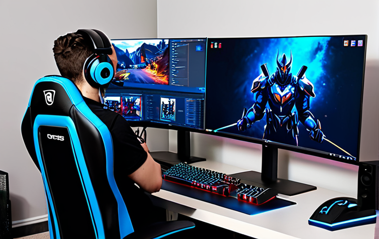 The Setup**

"A gamer in a comfortable gaming chair, fully clothed, with a professional headset on, intensely focused on the VALORANT game on a large monitor. Multiple screens show recording software (like OBS Studio) setup. Room is decorated with gaming posters and RGB lighting. safe for work, appropriate content, family-friendly, perfect anatomy, natural proportions, high-quality rendering, realistic."

**