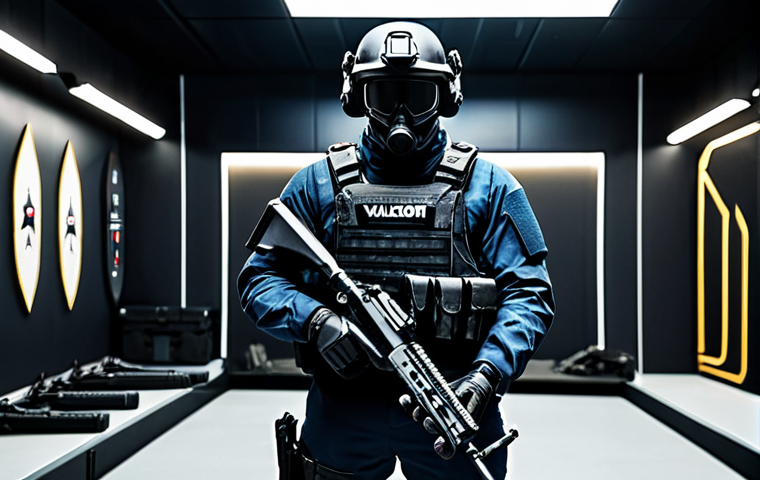 발로란트 신규 유저 콘텐츠 - **
A VALORANT agent, fully clothed in tactical gear, standing confidently in a training area with v...