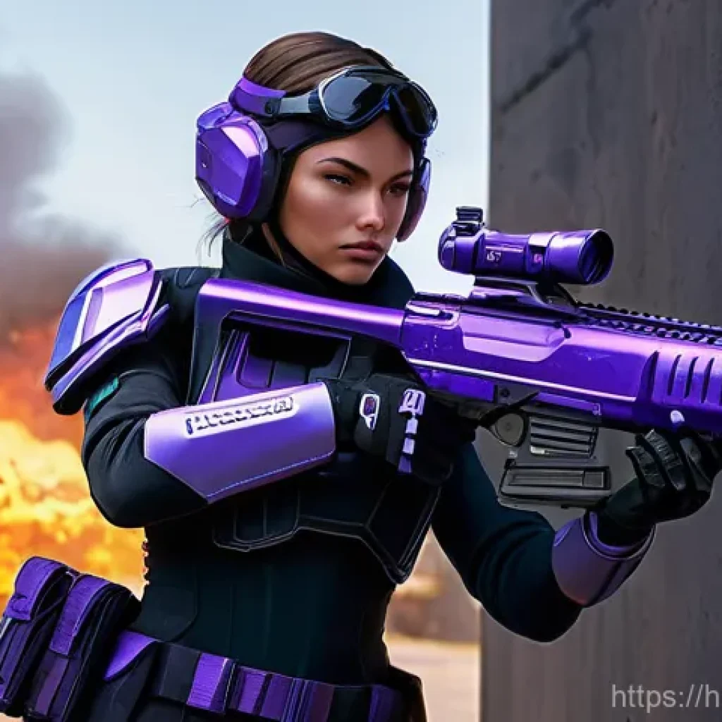 발로란트 최고의 맵 위치 - **Prompt 1: Ascent Mid-Control and Strategic Smokes**
"A female Valorant agent, dressed in full ...