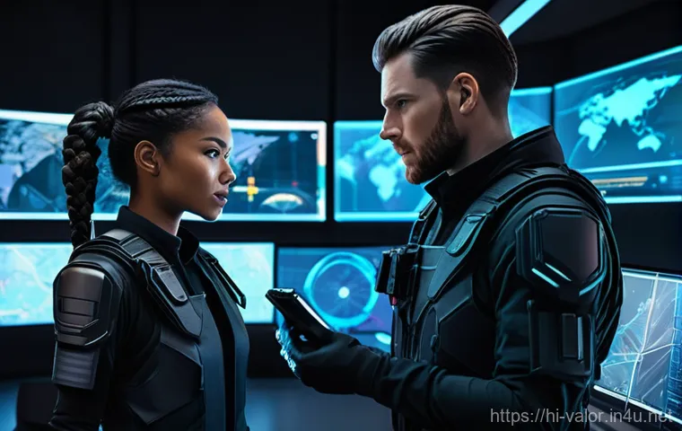 발로란트 경쟁전 계급 올리는 팁 - **Prompt:** A dynamic, mid-shot digital painting of a diverse group of three Valorant-style agents. ...