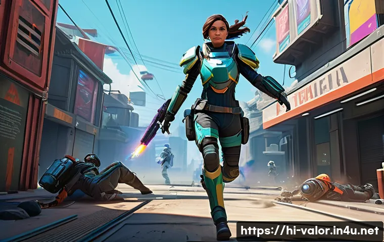 발로란트 스킬 메타의 진화 - **Prompt:** A dynamic scene featuring three female Valorant agents, Jett, Raze, and Sage, engaged in...